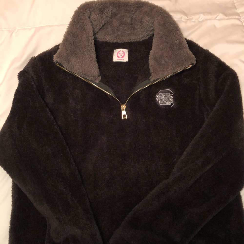 South Carolina Gamecocks fuzzy black pullover